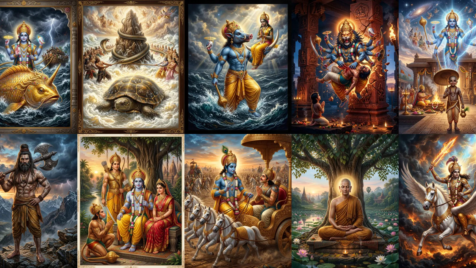 Dashavatara — 10 Avatars
