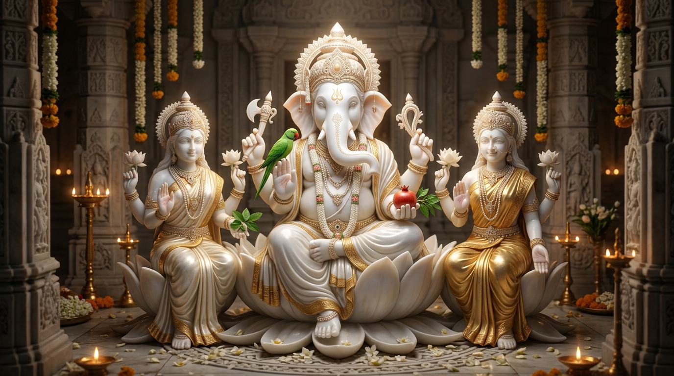 Lakṣmī Gaṇapati — Lord of Auspicious Fulfilment