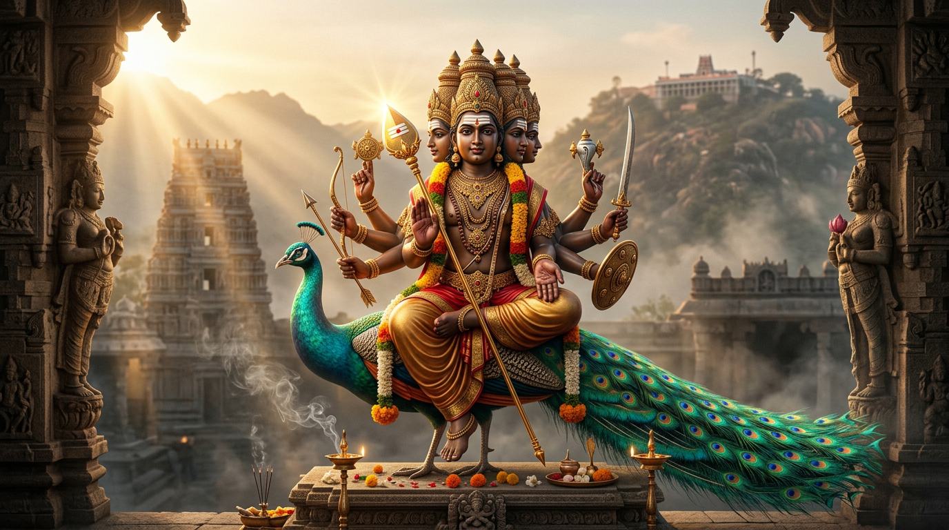 Ṣaṇmukha — The Six-Faced Lord