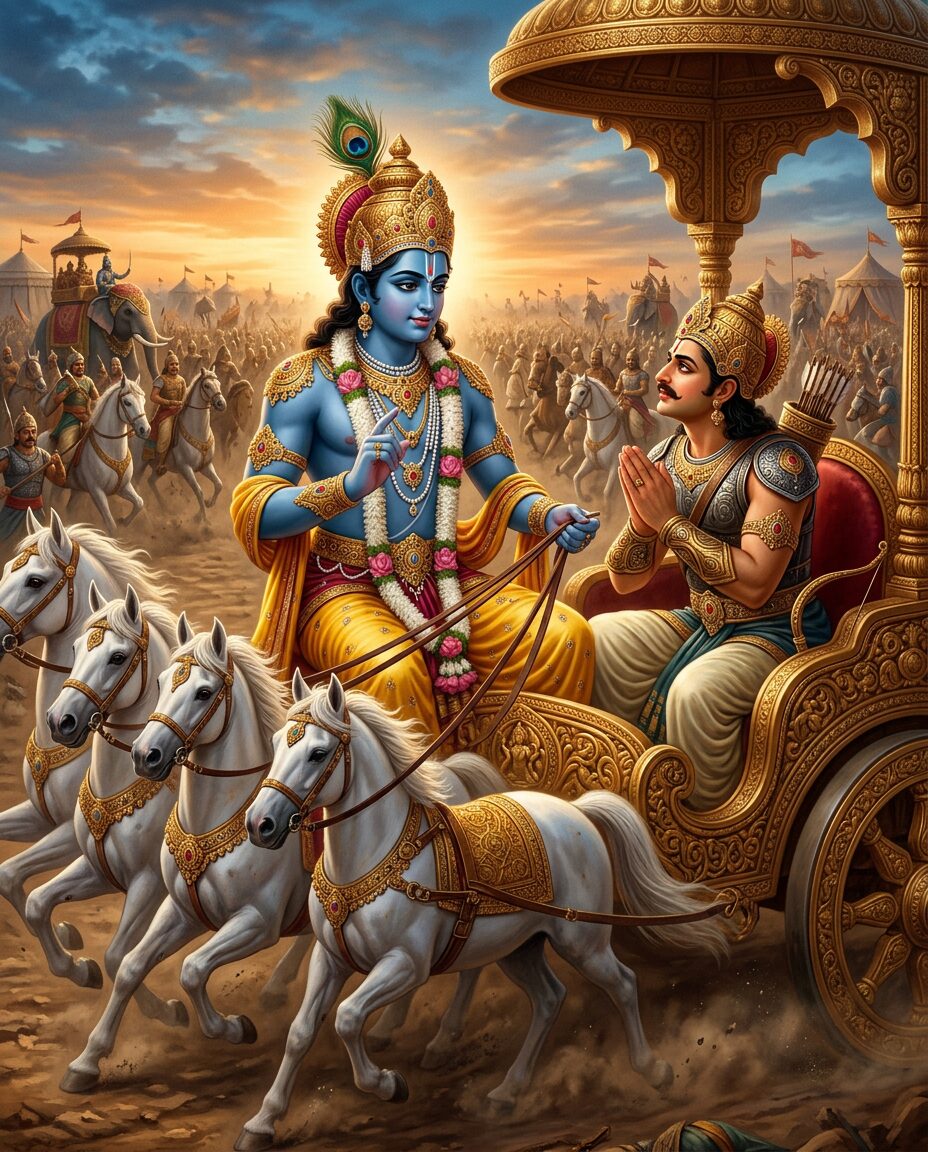 Krishna — The Divine Cowherd — The All-attractive One
