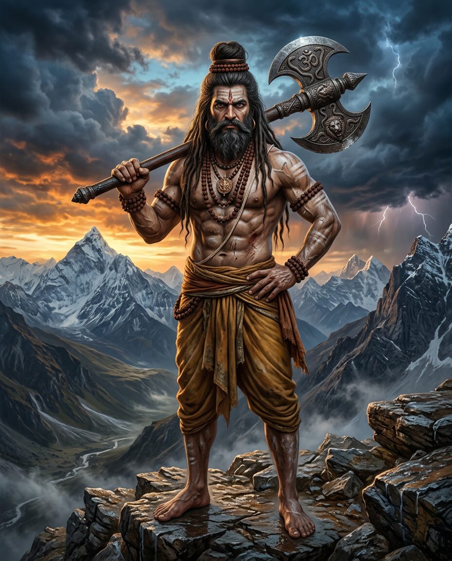 Parashurama — The Warrior with the Axe — Rama with the parashu (axe)