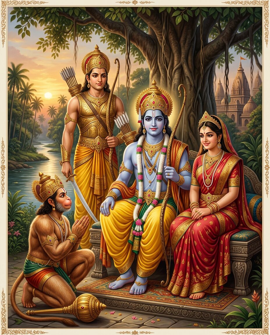 Rama — The Ideal King — The one who delights all