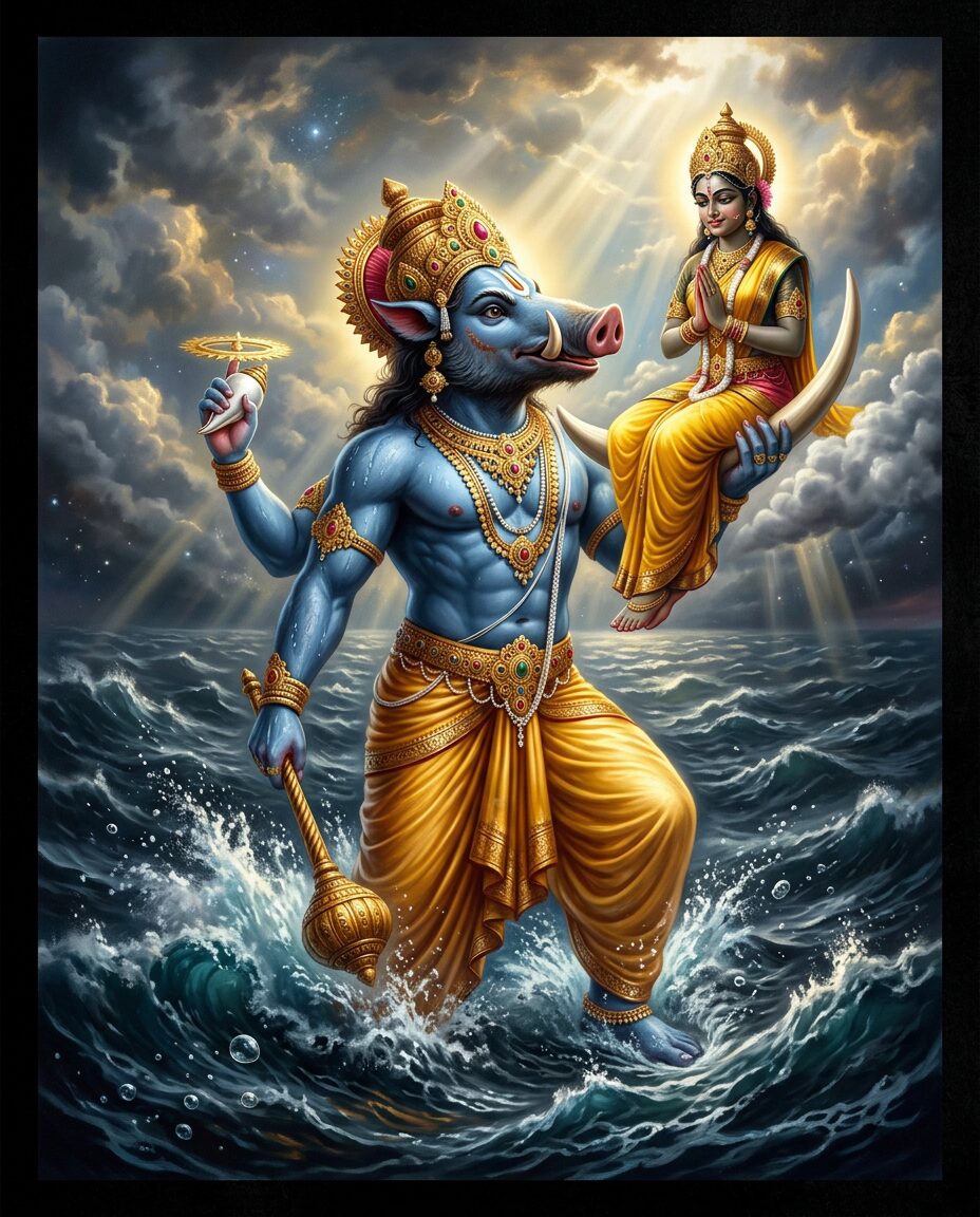 Varaha — The Boar — The Divine Boar