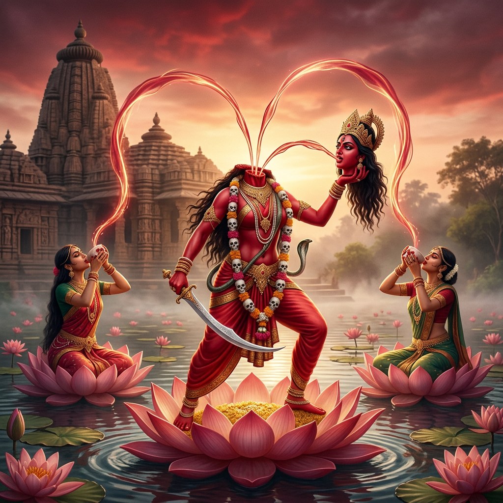 Chhinnamasta — The Self-Decapitated Goddess