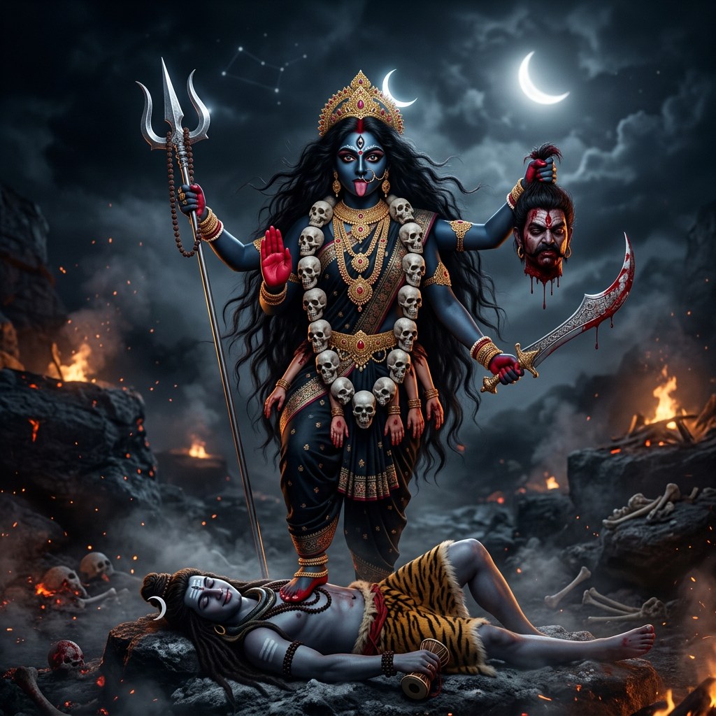 Kali — The Black One — Devourer of Time