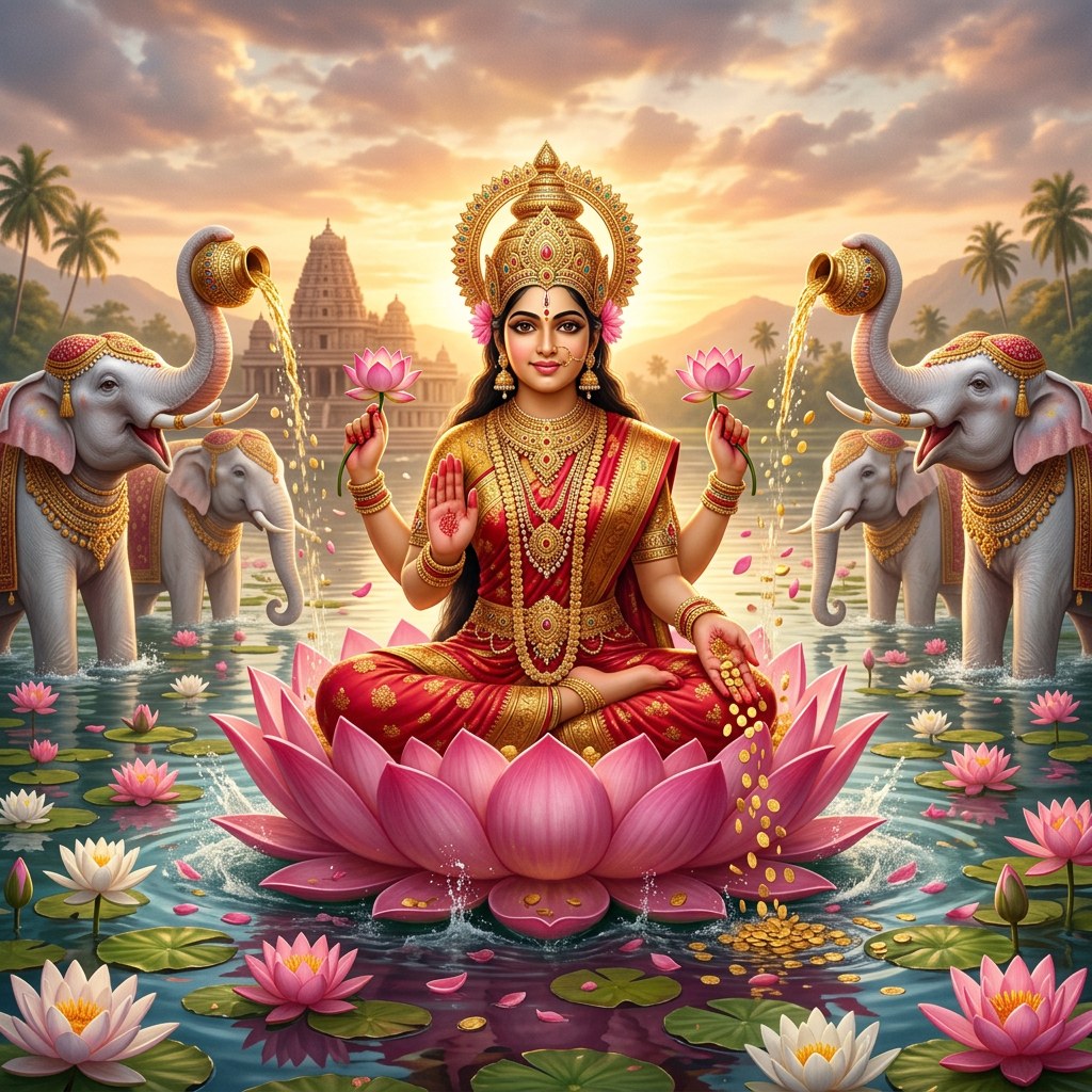 Kamala — The Tantric Lakshmi — Lotus Goddess